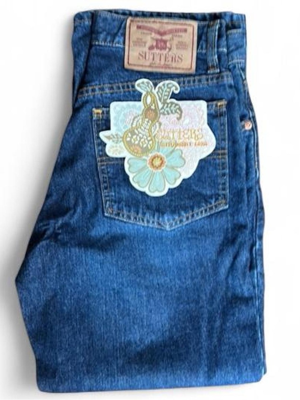 Deadstock vintage Sutter’s Jeans straight leg high waist crop